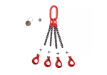 Zawiesie łańcuchowe 4-cięgnowe 2,36t z hakiem bezpiecznym L-1,0 m