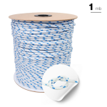 Lina Polipropylenowa BIAŁA z cętkami ø 12 mm wytrzymałość 1415 kg 1mb