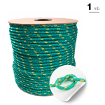 Lina Polipropylenowa ZIELONA z cętkami ø 16 mm wytrzymałość 1880 kg 1mb